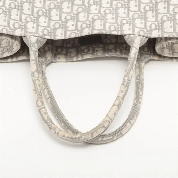 SOLD OUT ❌Christian Dior Medium Book Tote canvass Tote bag Grey - Picture 4 of 12